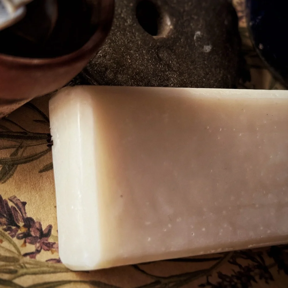 Handmade Old Fashioned Bar Soap. Lard and Tallow Based. Lavender Essential Oil